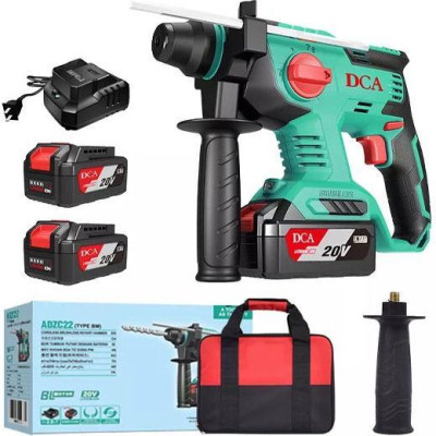 MÁY KHOAN BÊ TÔNG KHÔNG CHỔI THAN DÙNG PIN 20V/4AH*2 DCA ADZC22BM - HÀNG CHÍNH HÃNG