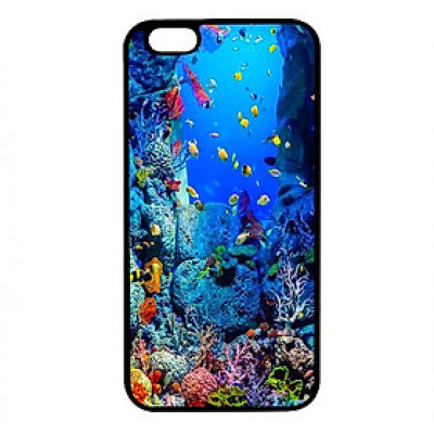 Ốp lưng cho điện thoại Iphone 6 Plus biển và cá  (11) - Hàng chính hãng