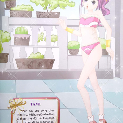 Princess Sticker - Dán Hình Công Chúa - Công Chúa Mỹ Lệ