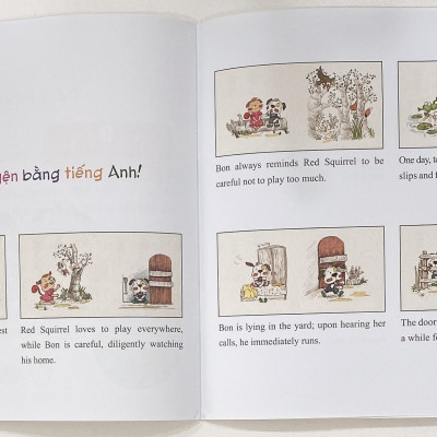 Rèn Luyện Thói Quen Tốt 2-6 Tuổi: Đừng Ham Chơi Suốt Thế, Sóc Đỏ (Song Ngữ)