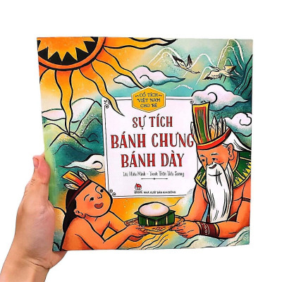 Sách - Cổ Tích Việt Nam Cho Bé - Sự Tích Bánh Chưng Bánh Dày - NXB Kim Đồng