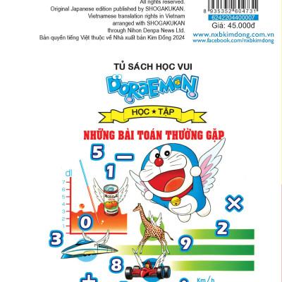 Doraemon Học Tập - Những Bài Toán Thường Gặp (Tái Bản 2024)