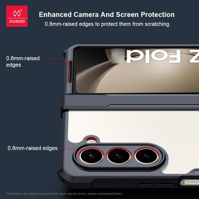 Ốp lưng cho Samsung Samsung Galaxy Z Fold 6 / Fold 7 XUNDD Beatle chống sốc, lưng trong, viền màu - Hàng chính hãng