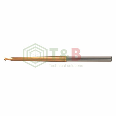 Dao Phay Cầu Cổ Côn R0.5x22 x60L Union Tool Model HTNB2010-220-1, ,Dao phay ngón gia công sau nhiệt
