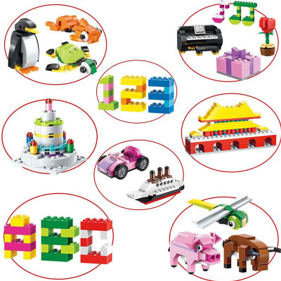 Bộ Lắp Ghép  Vuông Đa Chủ Đề Với 460 Chi Tiết Cho Bé Vừa Chơi Vừa Học Phát Triển Tư Duy và Sáng Tạo- Hàng Chính Hãng 