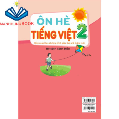 Sách - Ôn Hè Tiếng Việt 2 (Biên soạn theo chương trình GDPT mới Cánh Diều).
