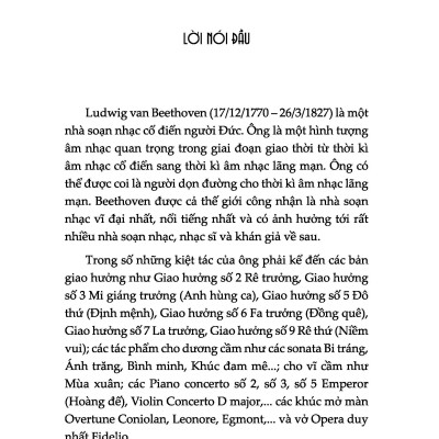 Beethoven - Nhà Soạn Nhạc Cổ Điển Vĩ Đại Thế Giới