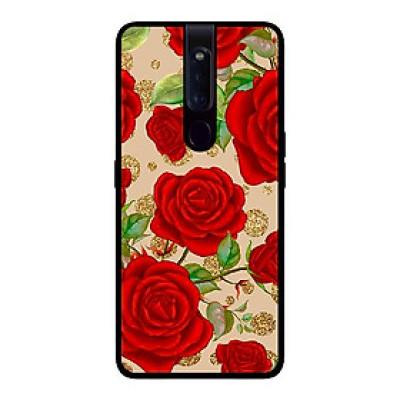 Ốp lưng cho Oppo F11 Pro NỀN HOA HỒNG 3- Hàng chính hãng