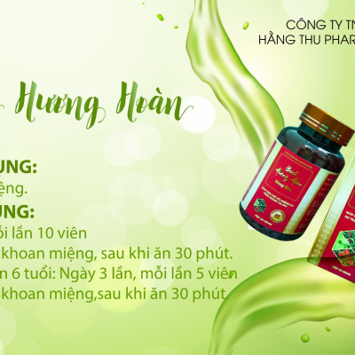 Viên Uống Bách Hương Hoàn HT hỗ trợ giảm hôi miệng