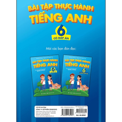 Sách - Bài tập Thực hành tiếng Anh 6 (Có đáp án) - Dùng kèm SGK TA 6 GLOBAL SUCCESS