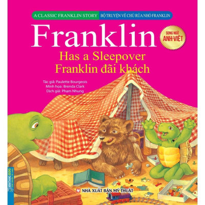 Sách - Bộ Truyện Về Chú Rùa Nhỏ Franklin - Franklin Đãi Khách + Franklin Không Sợ Sấm Sét - Combo 2 Cuốn - Minh Thắng