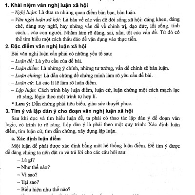 Hướng Dẫn Viết Dàn Ý Các Đoạn Văn Nghị Luận Xã Hội Ngữ Văn Lớp 7 (Dùng Chung Cho Các Bộ SGK Hiện Hành) (HA)
