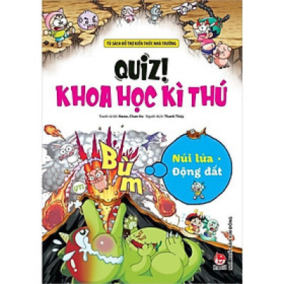 Sách - Quiz! Khoa Học Kì Thú - Núi Lửa Động Đất - Kim Đồng