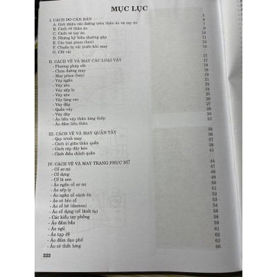 Sách - Cắt May Căn Bản - Phương Pháp Đo, Vẽ, Cắt May + Kỹ Thuật Cắt May Căn Bản - Việt Thư