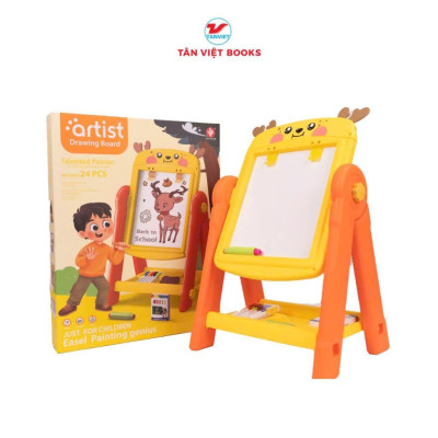 Sách - Bảng Vẽ Nam Châm 2 Mặt Cho Bé - 24 Chi Tiết - Tân Việt Books