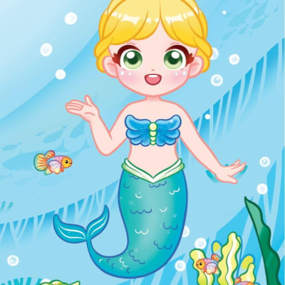 Sách - Chibi Fashion - Công Chúa Tiên Cá