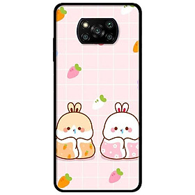 Ốp lưng dành cho Xiaomi Poco X3 mẫu Bánh Bao Cà Rốt