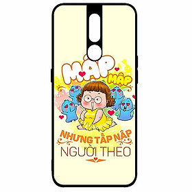 Ốp lưng in cho Oppo F11 Pro Mẫu Mập Tấp Người Theo Nữ