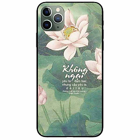 Ốp lưng in cho Iphone 11 Pro Max Mẫu Không Ngại Yêu