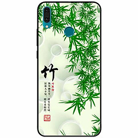 Ốp lưng dành cho Huawei Y9 2019 mẫu Thư Pháp Lá Tre