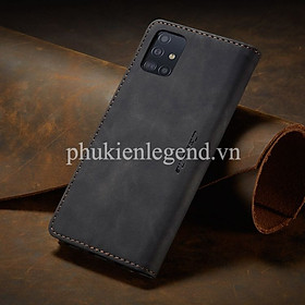 Bao da dạng ví dành cho Samsung Galaxy A71 hiệu caseme chống sốc chống va đập bụi bẩn, có ngăn đựng tiền, đựng thẻ tiện dụng - Hàng chính hãng