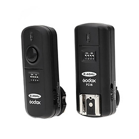 16 kênh Godox FC-16 2.4GHz Flash từ xa không dây Studio Strobe Trigger Shutter Thay thế cho Canon 5D 6D 7D 5D