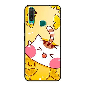 Ốp Lưng in cho Vivo Y15 Mẫu Mèo May Mắn 3 - Hàng Chính Hãng
