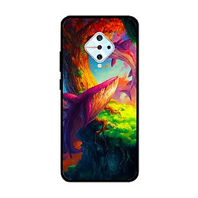 Ốp Lưng in cho Vivo S1 Pro/ Vivo V17 Mẫu Đàn Cá Voi - Hàng Chính Hãng