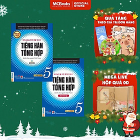 Sách - Tiếng Hàn Tổng Hợp Dành Cho Người Việt Nam Cao Cấp 5  - Sách Bài Học + Bài Tập - Bản Trắng Đen - MCBooks