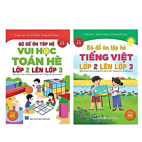 ￼Sách - ( combo 2 cuốn ) bộ đề ôn tập hè vui học toán hè lớp 2 lên lớp 3