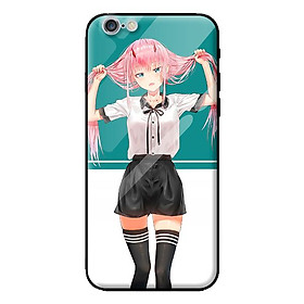 Ốp kính cường lực cho iPhone 6s Plus mẫu girl 260 - Hàng chính hãng