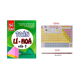 Sách Sổ tay Toán Lý Hóa cấp 2