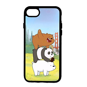Ốp lưng dành cho Iphone 7 Ba Chú Gấu Trời Xanh -Hàng Chính Hãng