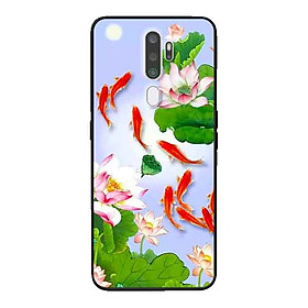 Ốp Lưng in cho Oppo A9 2020 Mẫu Đàn Cá Koi - Hàng Chính Hãng