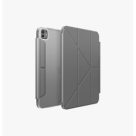 Bao da dành cho iPad Pro 11" M4 2024 UNIQ Camden Click (Gray) - Hàng chính hãng