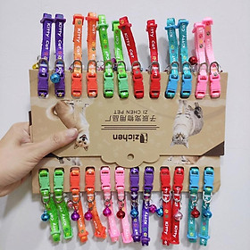 Vòng Cổ Zichen Họa Tiết Cho Mèo Con Nhỏ Bản Nhỏ 0.8cm 