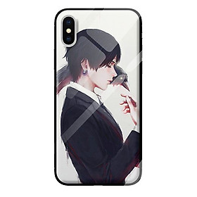 Ốp kính cường lực cho iPhone XS mẫu boy 312 - Hàng chính hãng