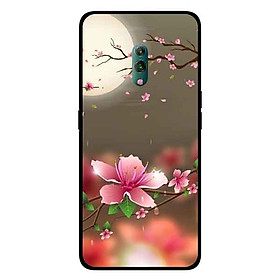 Ốp Lưng in cho Oppo K3 Mẫu Ánh Trăng Hoa Đào - Hàng Chính Hãng