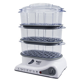 Máy hấp thực phẩm đa năng 03 tầng Magic Korea A61 (10.5 lít) - Hàng Chính Hãng