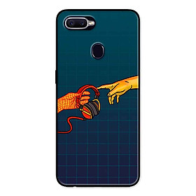 Ốp Lưng in cho Oppo A5s Mẫu Bàn Tay Chạm Nhạc - Hàng Chính Hãng