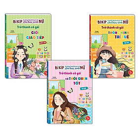 Sách - Bí Kíp Trưởng Thành Hoàn Mỹ Cho Học Sinh Nữ - Khéo Léo + Tự Tin + Tự Lập - Combo 3 Cuốn - Minh Thắng