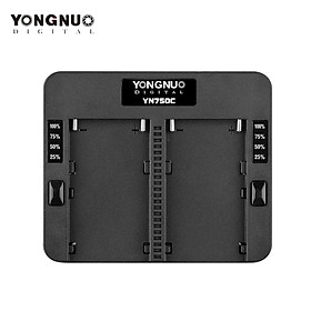 Bộ sạc pin Lithium chuyên nghiệp Hỗ trợ sạc nhanh YONGNUO YN750C 