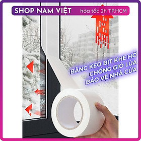 Băng Keo Bịt Kín Khe Cửa Sổ Chống Gió Lùa