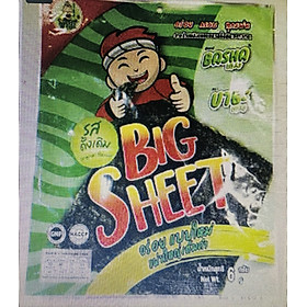 Rong biển lá Big Sheet Basha ăn liền vị truyền thống 6g ( 12 gói/ túi )