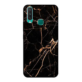 Ốp Lưng in cho Vivo Y12 Mẫu Nền Đá Hoa 2 - Hàng Chính Hãng