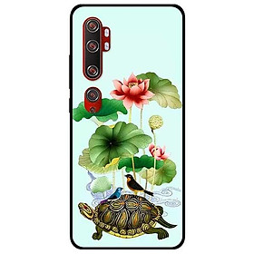 Ốp lưng dành cho Xiaomi Mi Note 10 - Mi Note 10 Pro - mẫu Sen Và Rùa