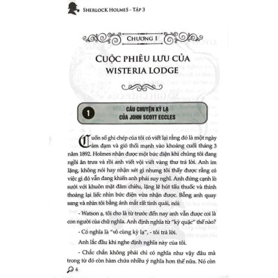 Sách - Sherlock Holmes Toàn Tập - Tập 3 - Bìa Cứng - Sir Arthur Conan Doyle - Minh Thắng