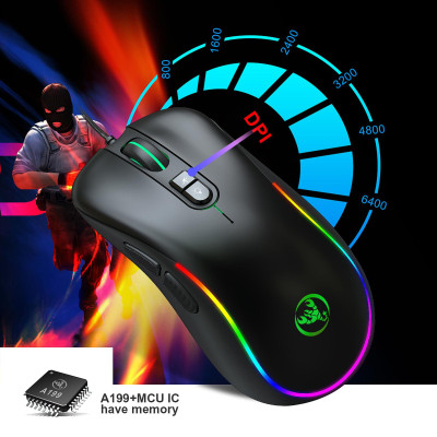 Tổ hợp bàn phím và chuột HXSJ J300 + V500  chơi game có thể lập trình ánh sáng RGB + Bàn phím chơi game một tay