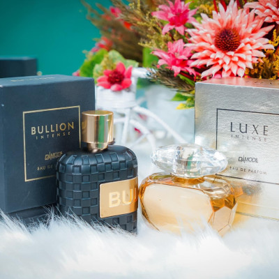 Combo nước hoa cặp cao cấp độc quyền DAMODE BULLION 100ml cho nam vs LUXE 75ml cho nữ