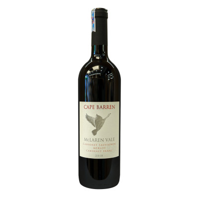 Rượu vang đỏ Úc Cape Barren McLaren Vale Cabernet Sauvignon Merlot Cabernet Franc 750ml 14.5% nhập khẩu - Hàng Chính Hãng
